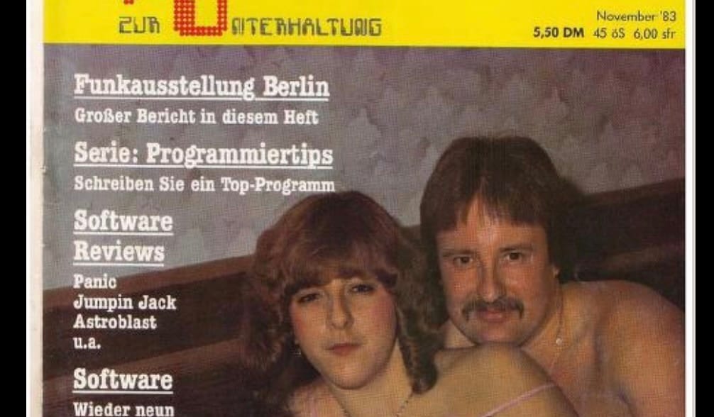The "glamour" of 1980s computer magazines